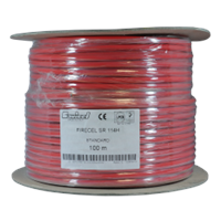 2 Core + Earth 1.5mm Red Firecel Cable (100mts)